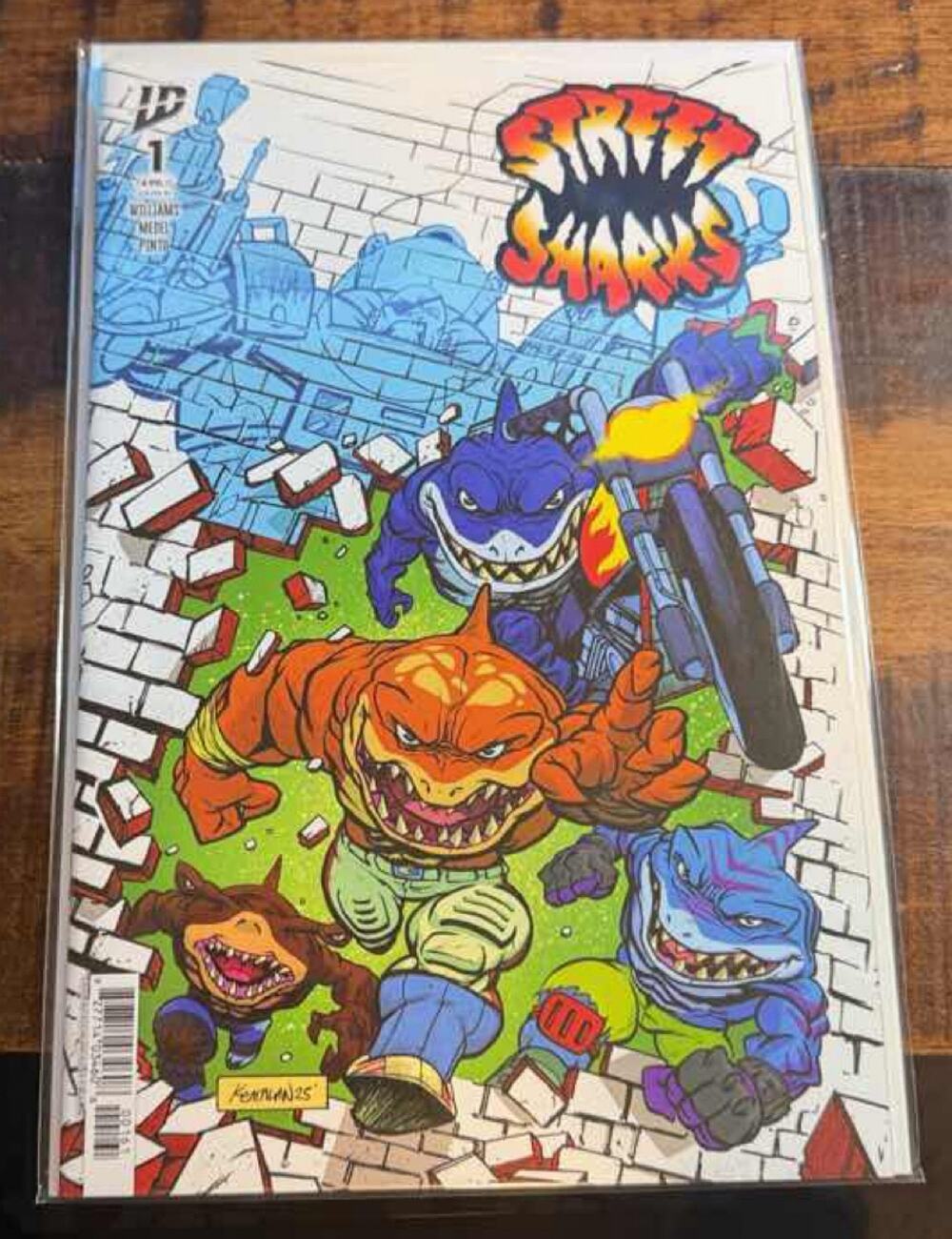Street Sharks IDW Comic Book Cover A 2025